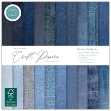 Craft Consortium 6x6" Paper Pad - Denim Textures